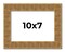 Photo Size Sculpted Black Picture Frame - UV Acrylic, Foam Board Backing, Hanging Hardware